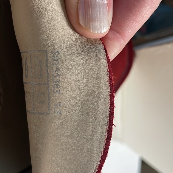 BOSS Red Suede Driving Loafers Men Size 7.5 - Picture 5 of 9